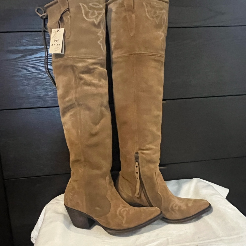 Tan Knee-High Boots